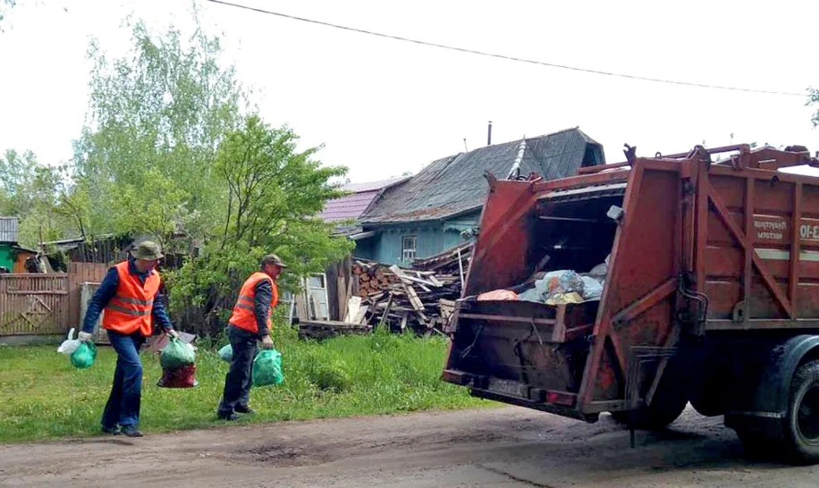 Вывоз мусора из частного дома в Великом Устюге в октябре