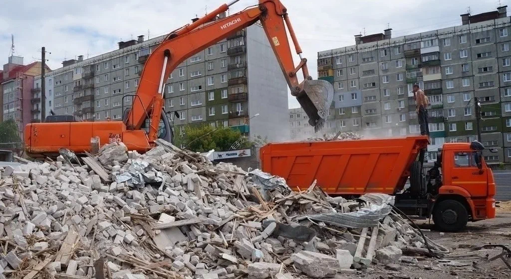 Профессиональный вывоз строительного мусора в Великом Устюге в октябре